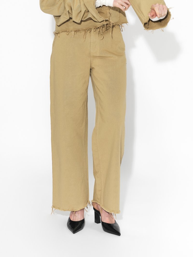 Dole tvarující / Selvage denim / sand